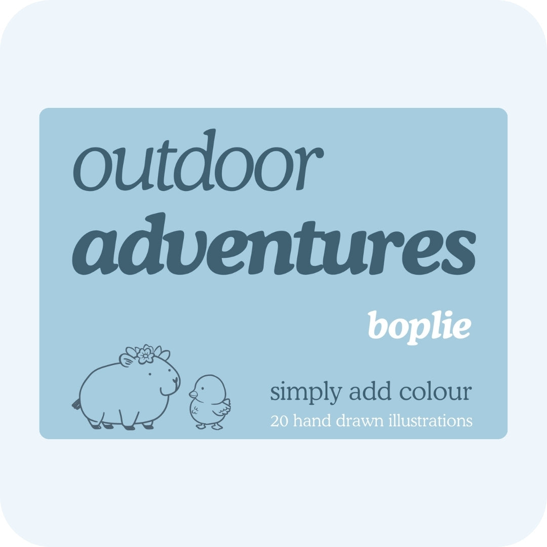 Outdoor Adventures Colouring Book - Digital Download