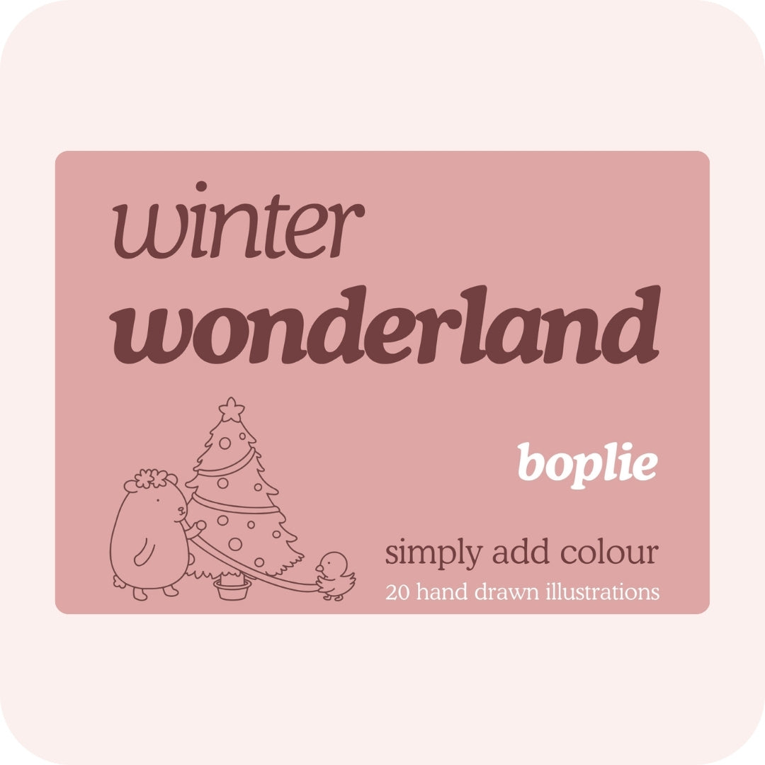 Winter Wonderland Colouring Book - Digital Download