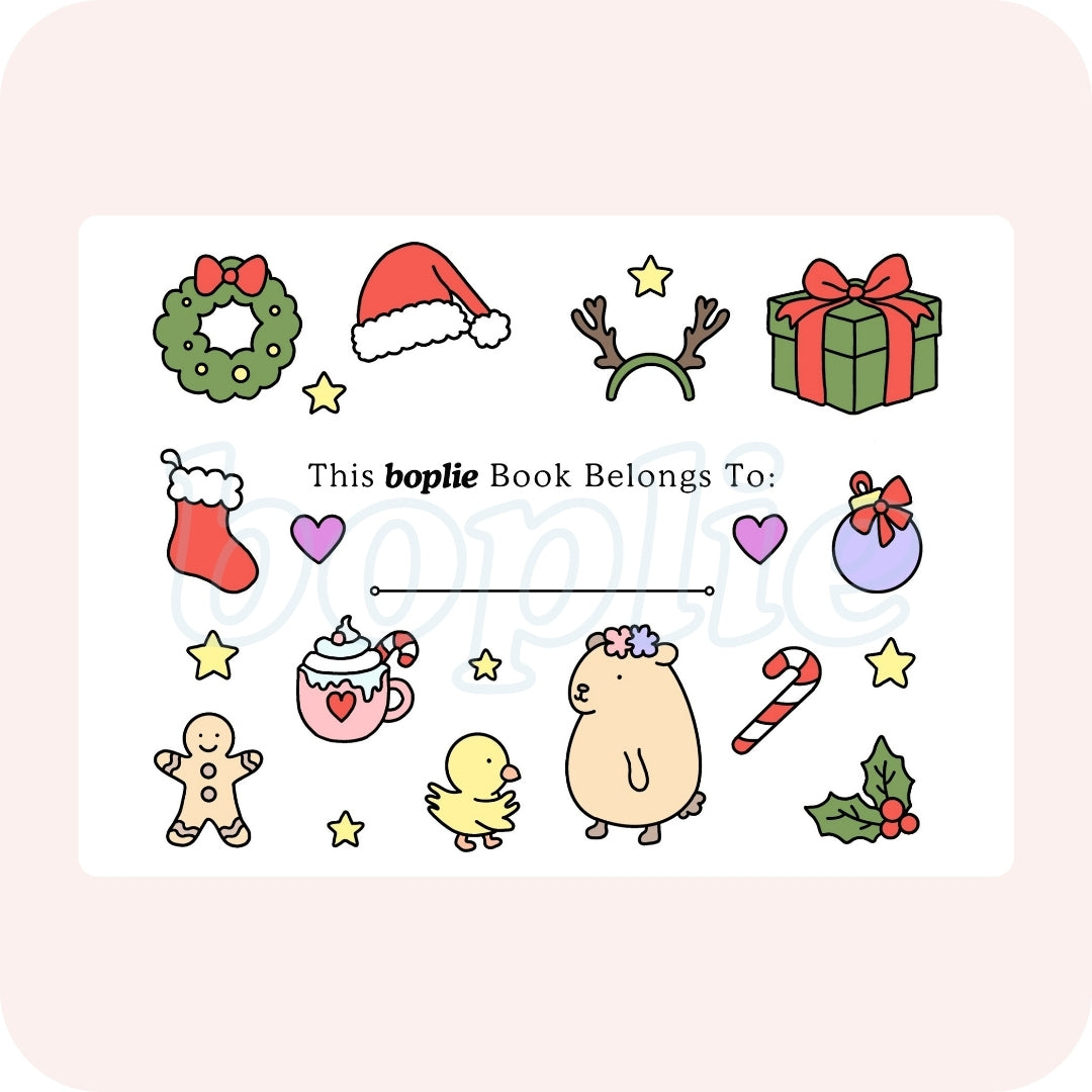 Winter Wonderland Simply Add Details Book - Digital Download