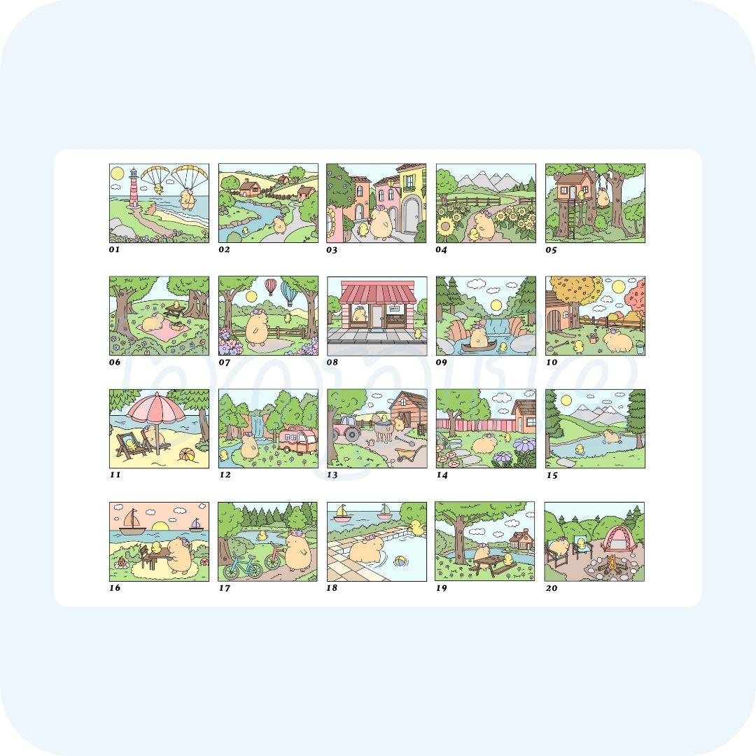 Outdoor Adventures Simply Add Details Book - Digital Download