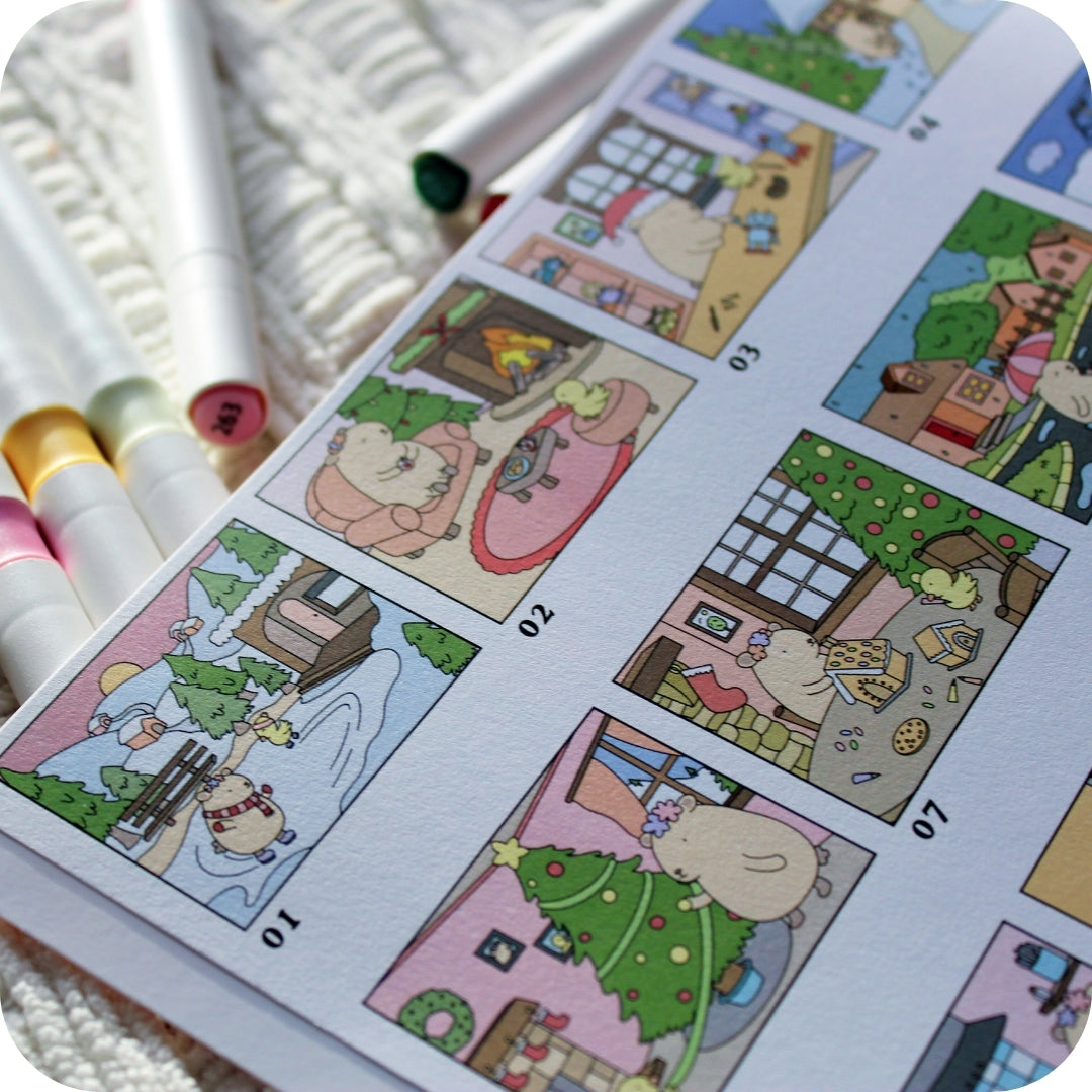 Winter Wonderland Colouring Book
