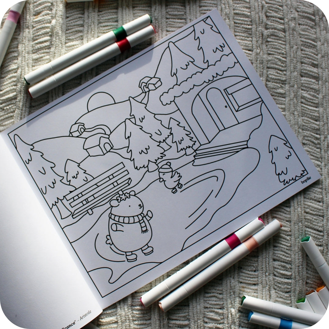 Winter Wonderland Colouring Book
