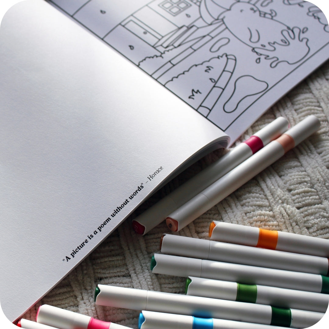 Winter Wonderland Colouring Book