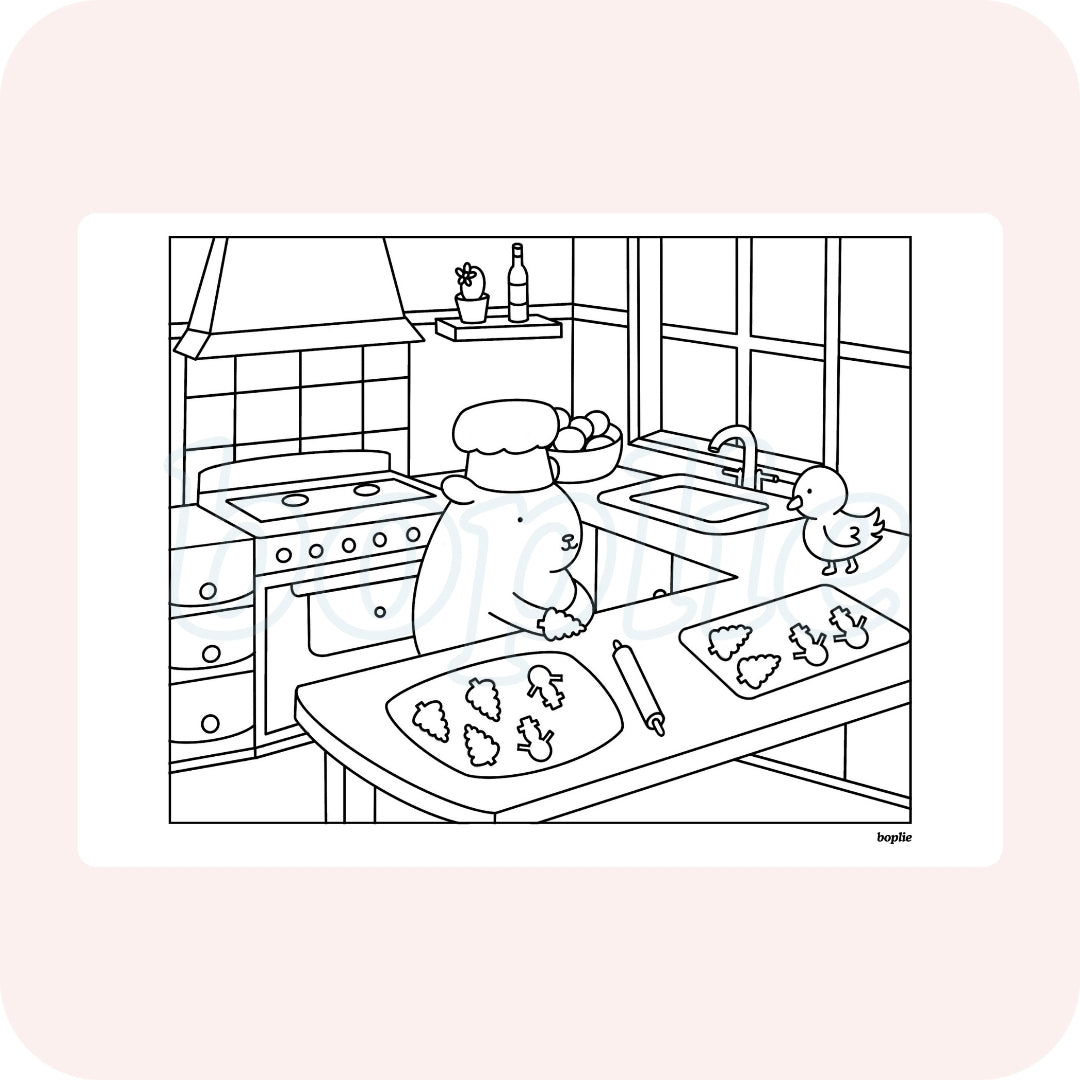 Winter Wonderland Colouring Book - Digital Download