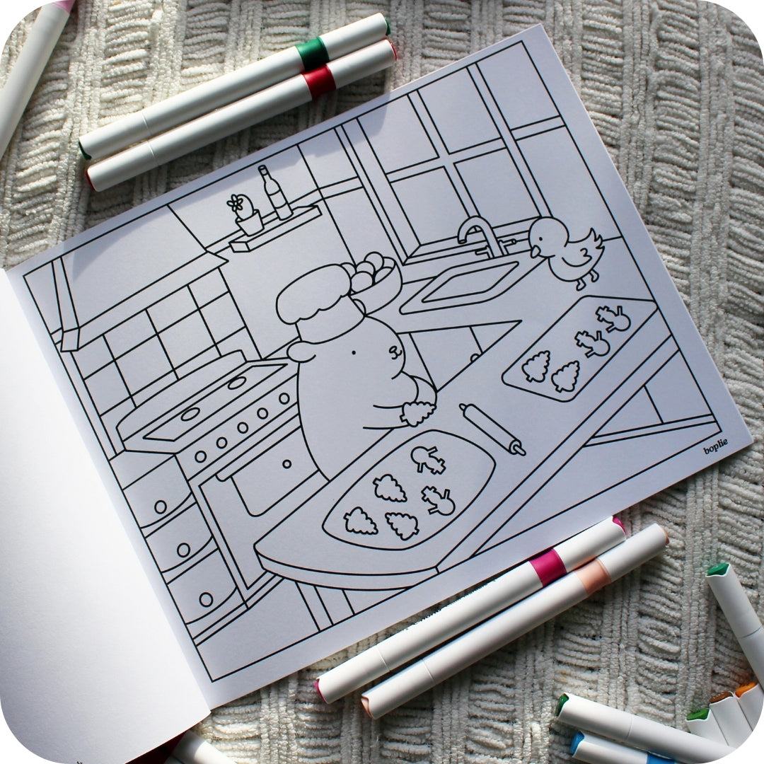 Winter Wonderland Colouring Book