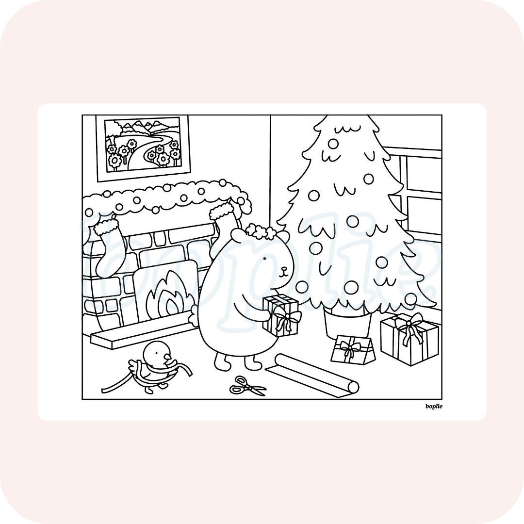 Winter Wonderland Colouring Book - Digital Download